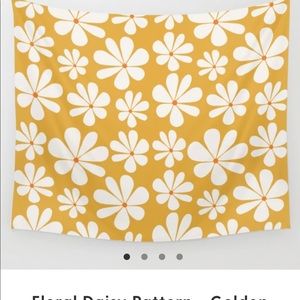 Daisy floral backdrop